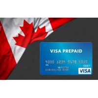 100 CAD VIRTUAL PREPAID CANADA VISA CARD